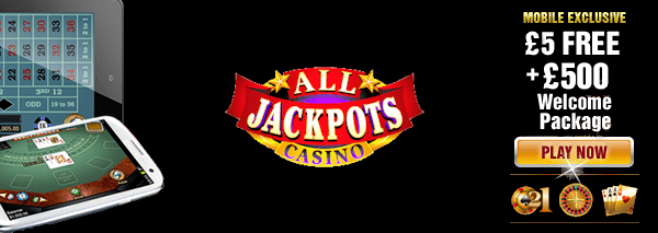 All Jackpots – £5 Free