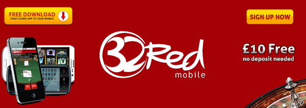 32Red Casino – £10 Free