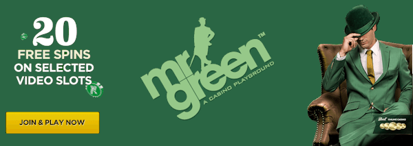 Mr Green – £4 Free