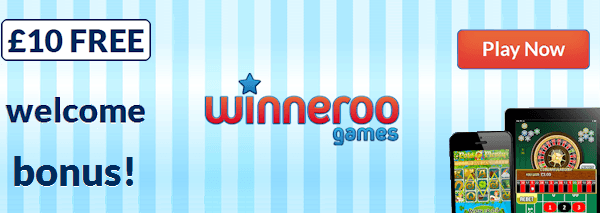 Winneroo Games – £10 Free