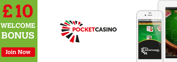 Pocket Casino – £10 Free