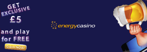 Energy Casino – £5 Free